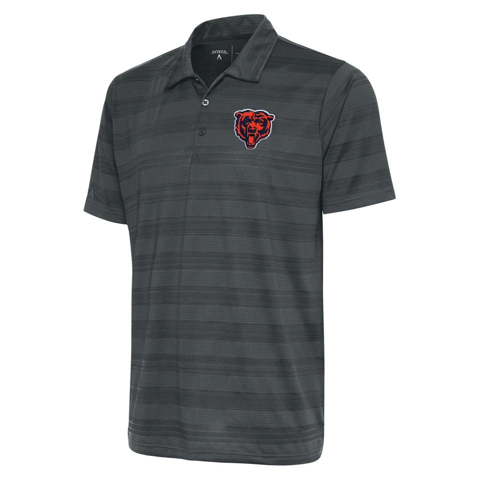 Men's Chicago Bears Antigua Carbon Compass Polo