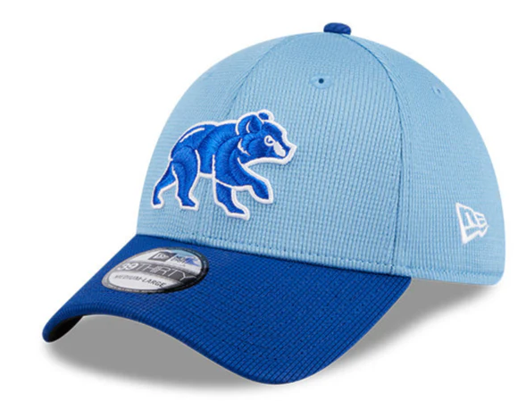 Men's Chicago Cubs New Era Blue Spring Training 39THIRTY Flex-Fit Hat