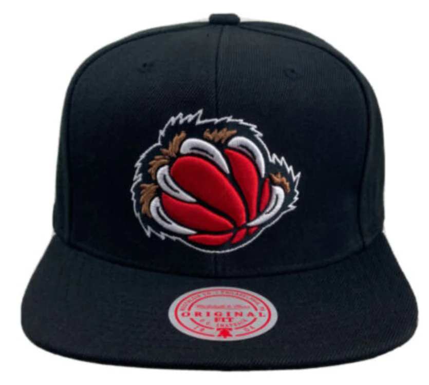 Men's Vancouver Grizzlies Mitchell & Ness Black Alternate Core Basic Adjustable Snapback Hat