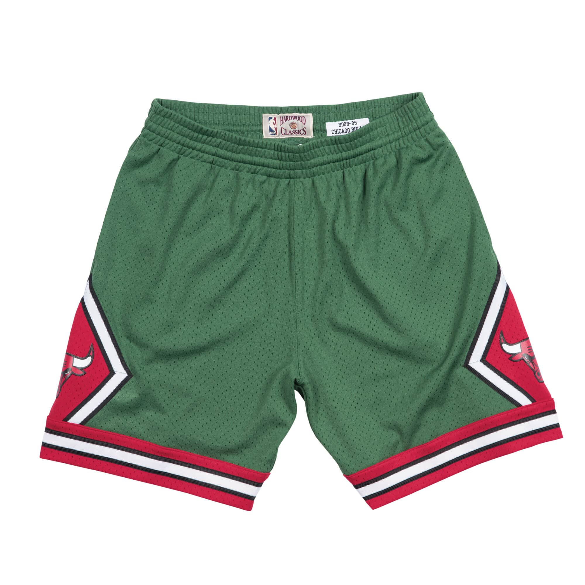 Men's Chicago Bulls Mitchell & Ness Green 2008-2009 Hardwood Classics Swingman Shorts