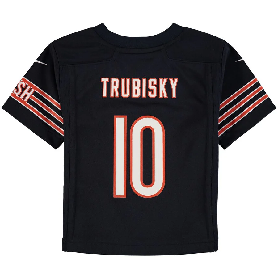 Infant Chicago Bears Mitchell Trubisky Nike Navy Game Jersey