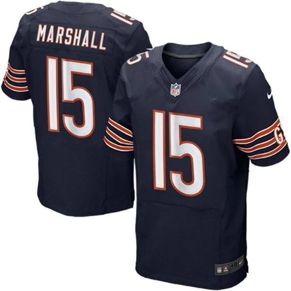 Men's Brandon Marshall Navy Chicago Bears Nike Vapor Elite Jersey