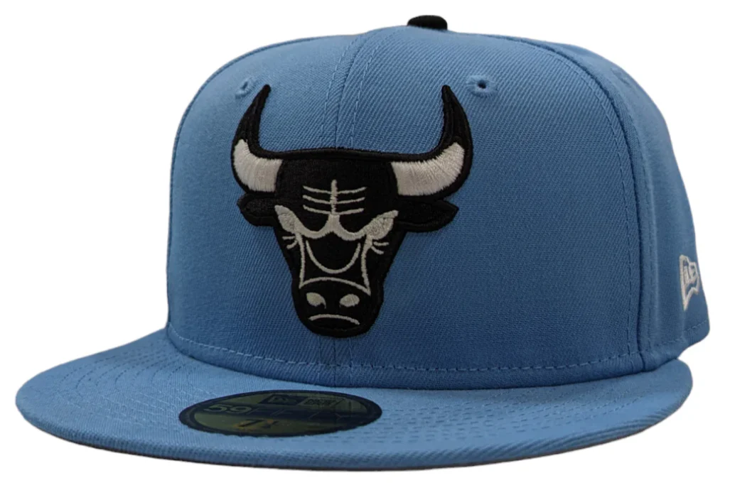 Men's Chicago Bulls New Era Carolina Blue MJ1 59FIFTY Fitted Hat