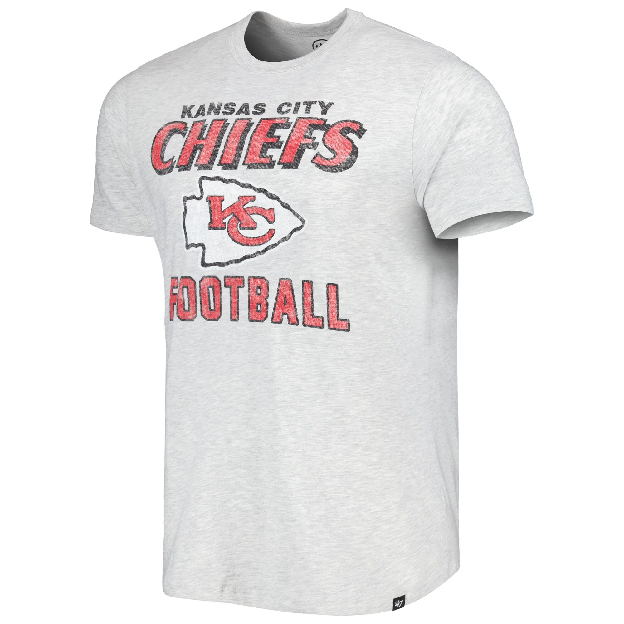 Men’s ’47 Kansas City Chiefs Gray Relay Dozer Franklin Tee