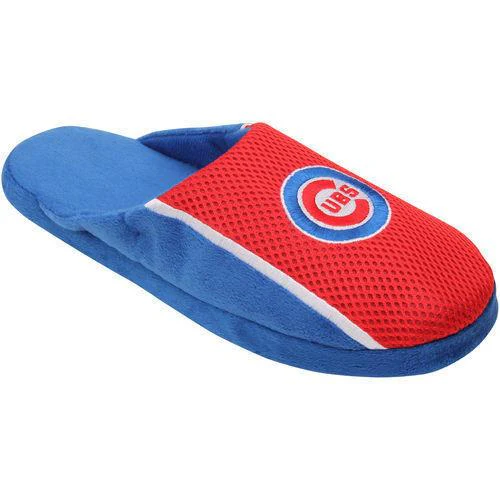 Chicago Cubs Jersey Slide Slippers-Mens