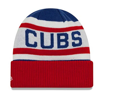Chicago Cubs Biggest Fan 2  “C” Logo Knit Hat By New Era