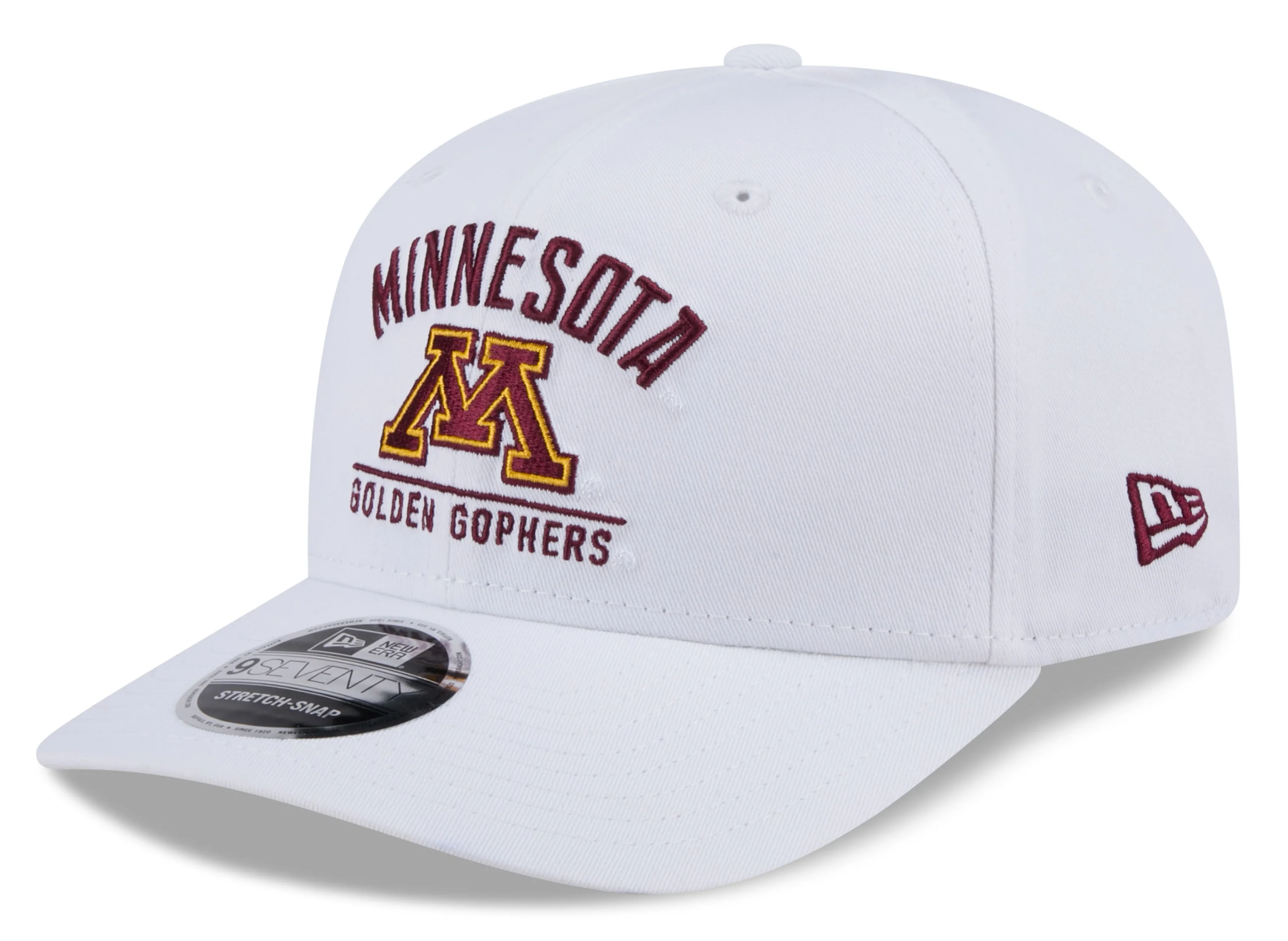 Minnesota Golden Gophers New Era Team White 9SEVENTY Adjustable Hat
