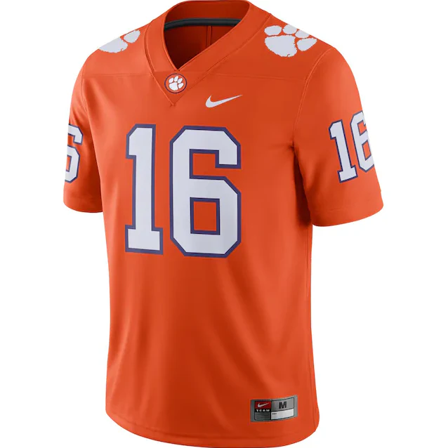 Nike Clemson Tigers #16 Replica Game Football Jersey