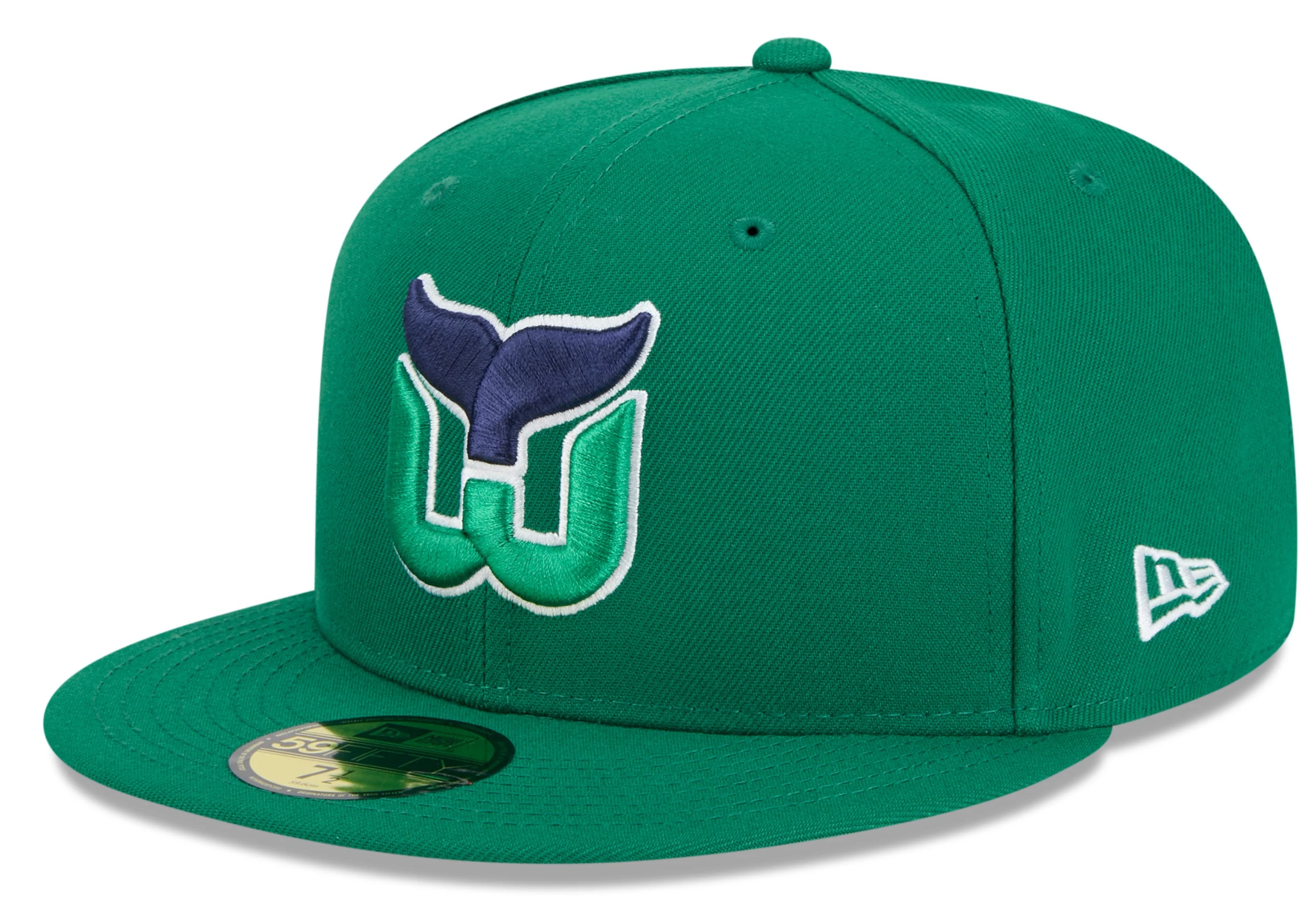 Hartford Whalers Kelly Green Basic New Era 59FIFTY Fitted Hat