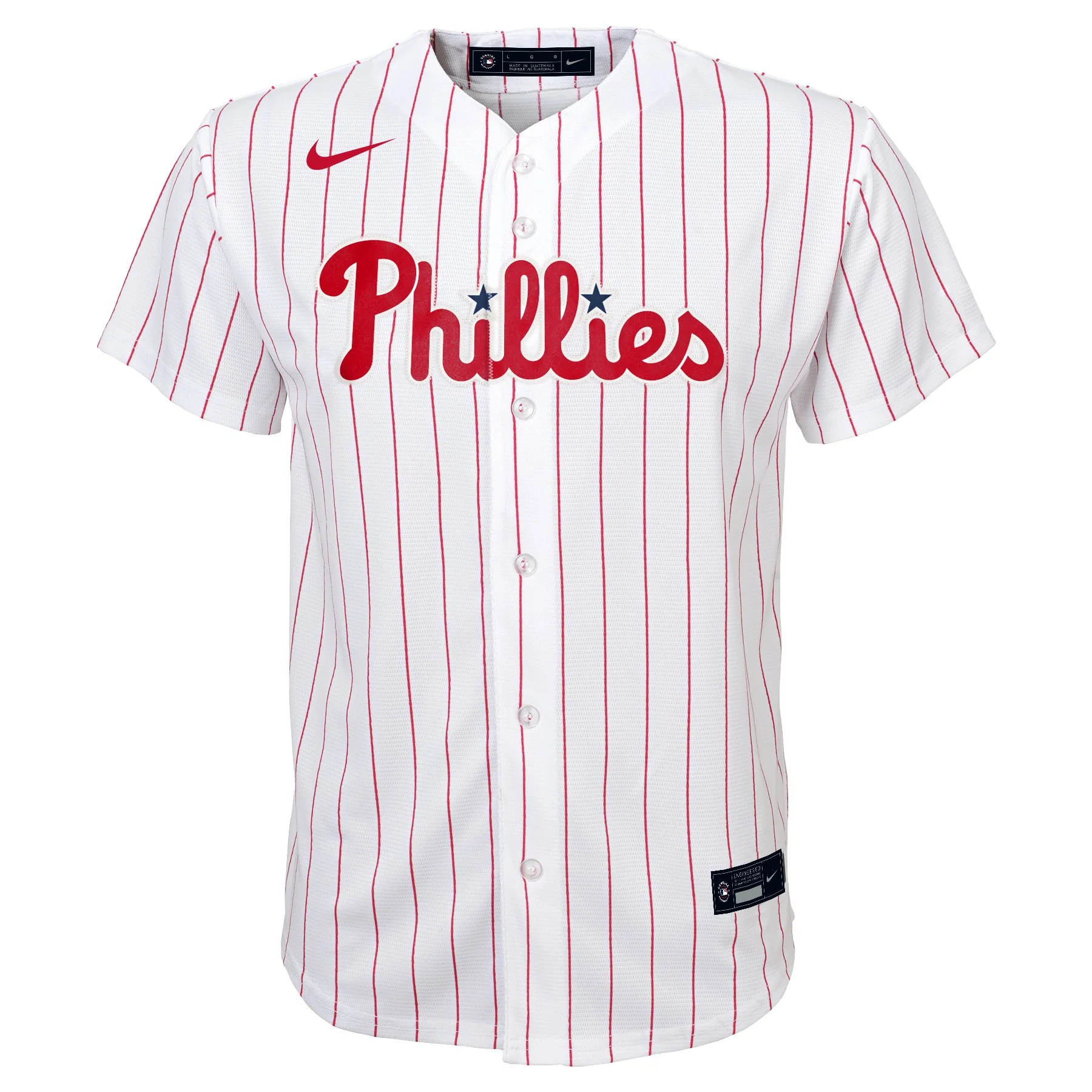 Bryce Harper Philadelphia Phillies Youth NIKE Home Screen Print Replica Jersey