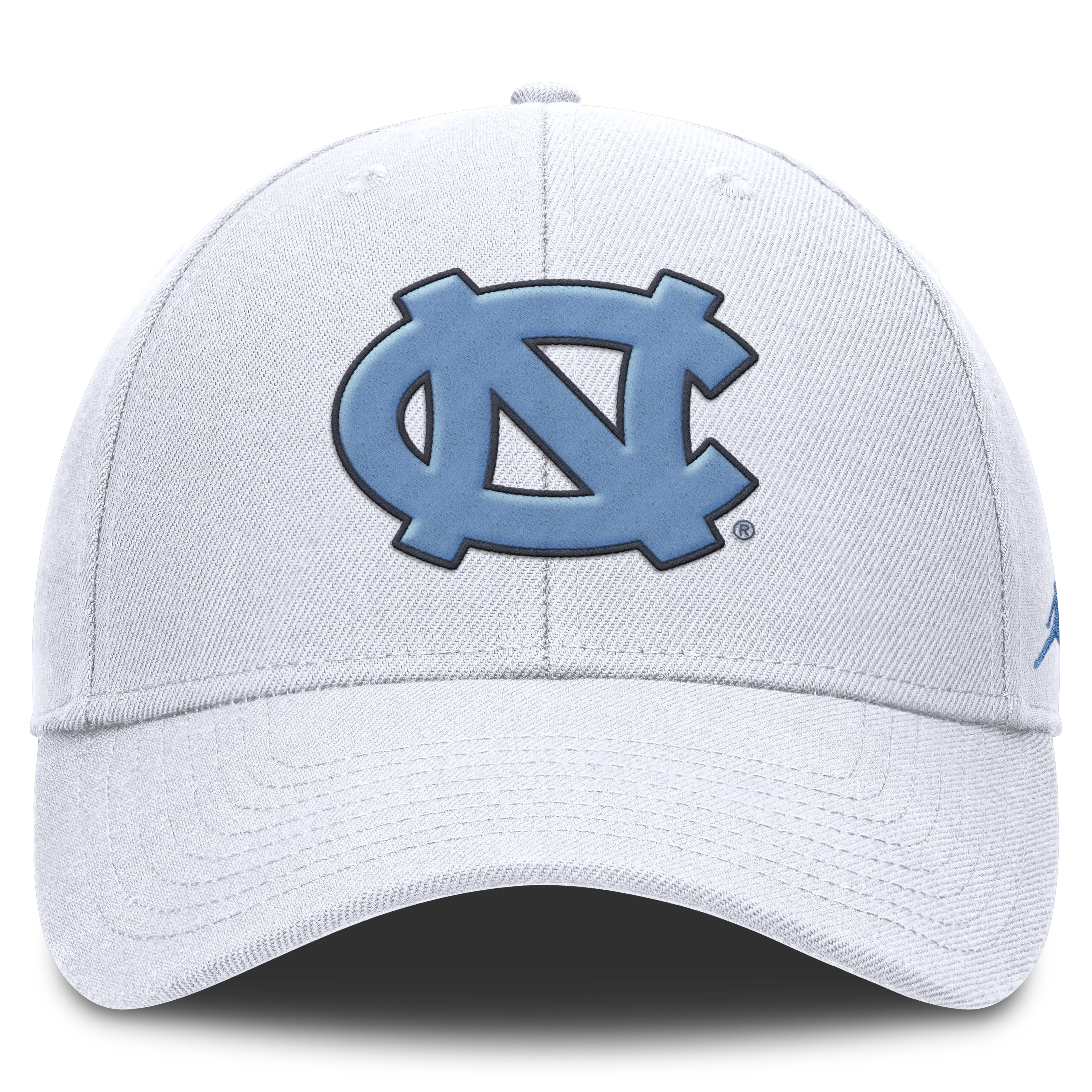 North Carolina Tar Heels Jumpman White Club Adjustable Hat