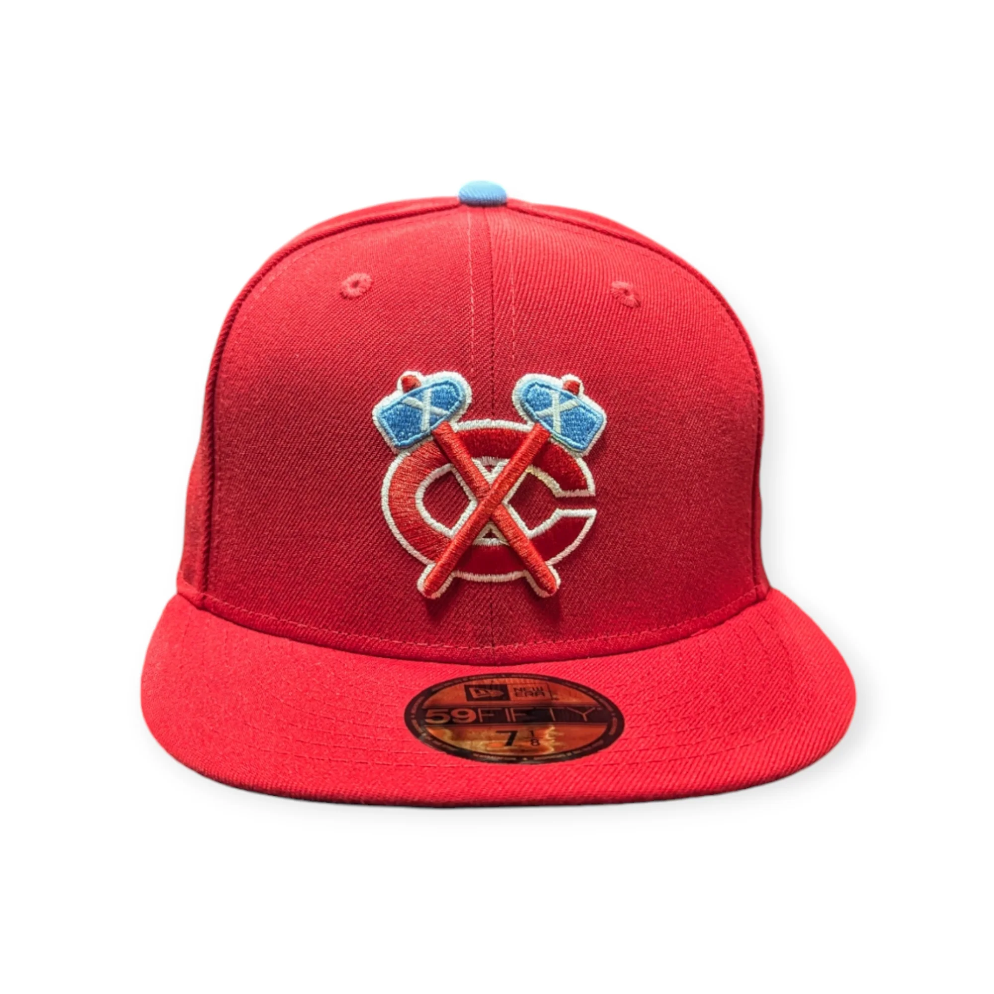 Chicago Blackhawks New Era Red Sky 59FIFTY Fitted Hat