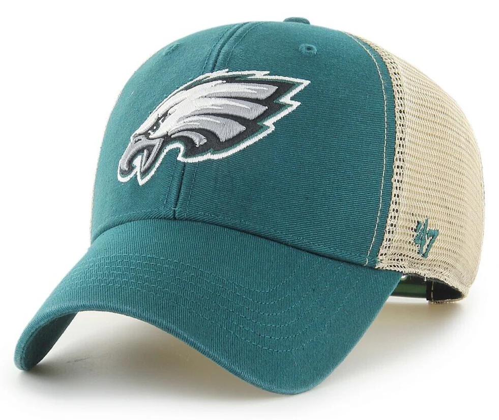 Philadelphia Eagles Pacific Green '47 Brand Mens MVP Flagship Wash Hat