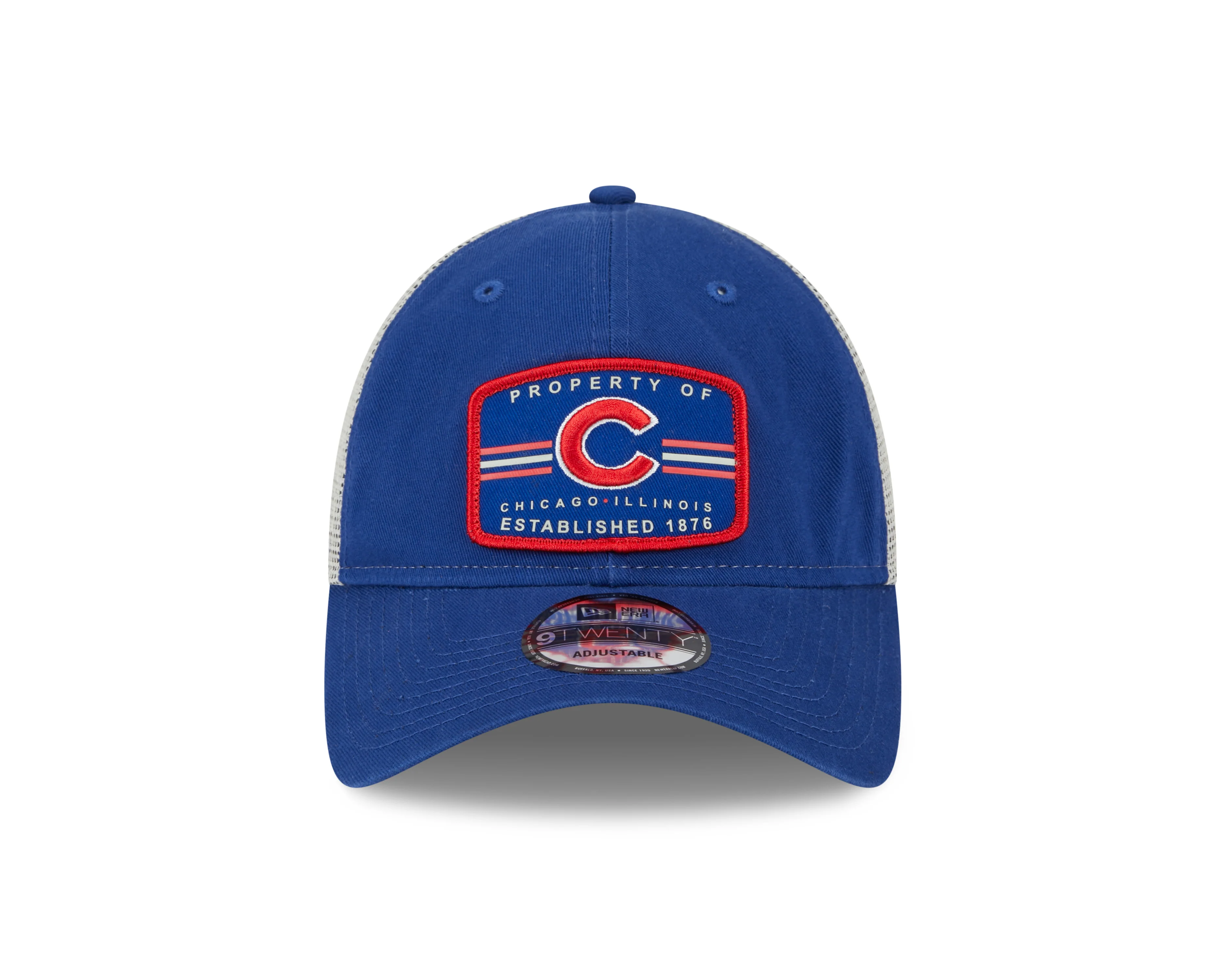Men's Chicago Cubs Royal Property 9TWENTY Adjustable Mesh Hat By New Era