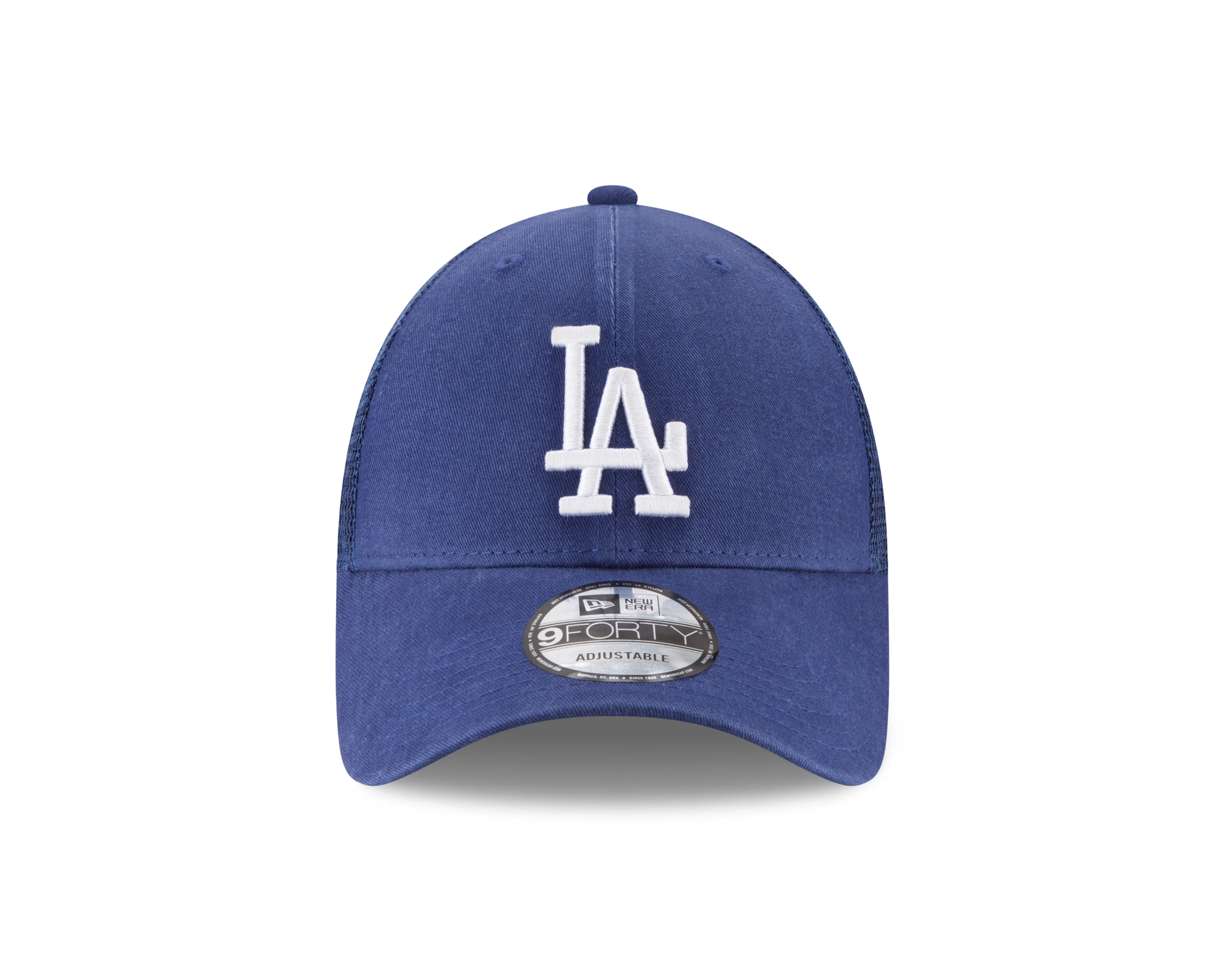Los Angeles Dodgers New Era Royal Blue 9FORTY Trucker Adjustable Hat