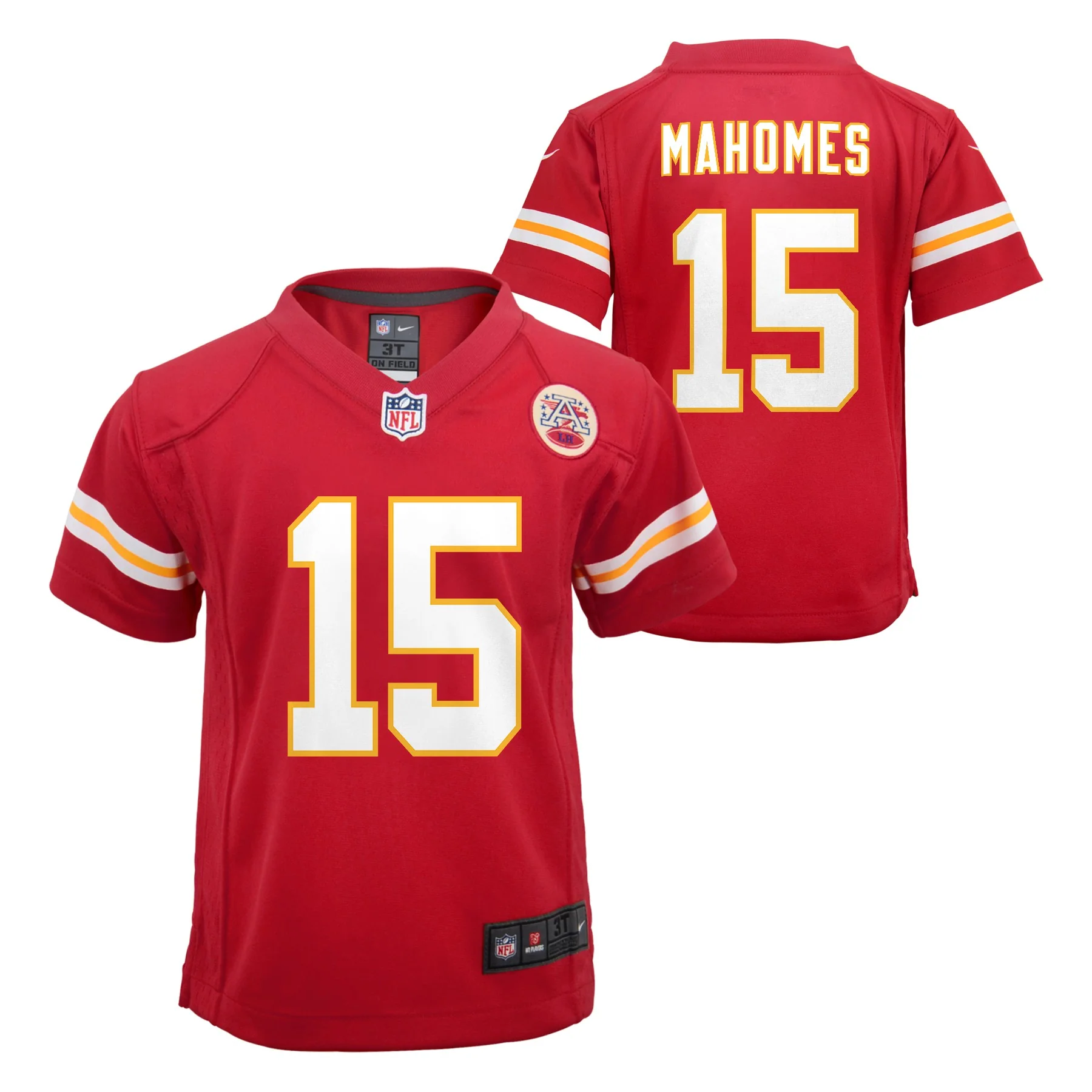 Toddler Patrick Mahomes Kansas City Chiefs Red Nike Replica Jersey