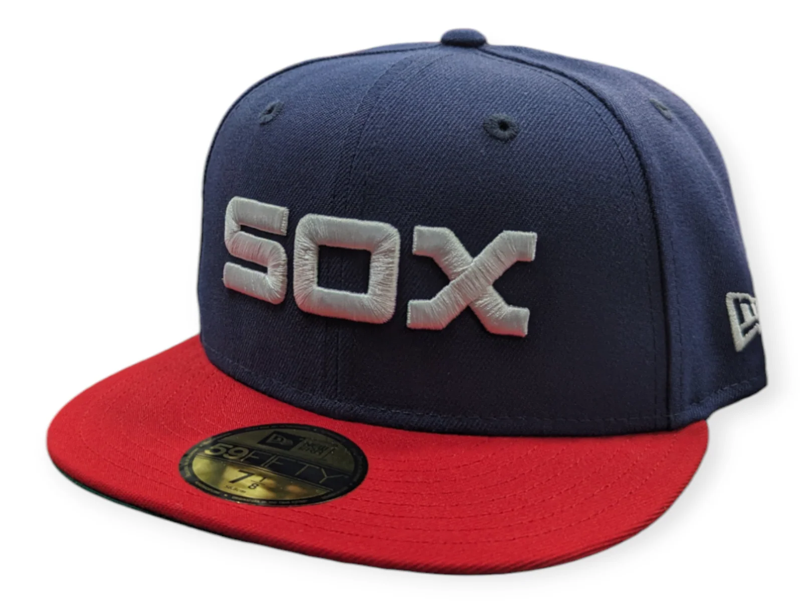 Chicago White Sox 1983 Road New Era Cooperstown Classics Navy/Red 59FIFTY Fitted Hat
