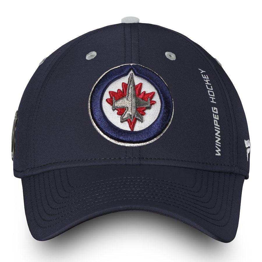 Men's Winnipeg Jets Fanatics Branded Navy Authentic Pro Rinkside Speed Flex Hat