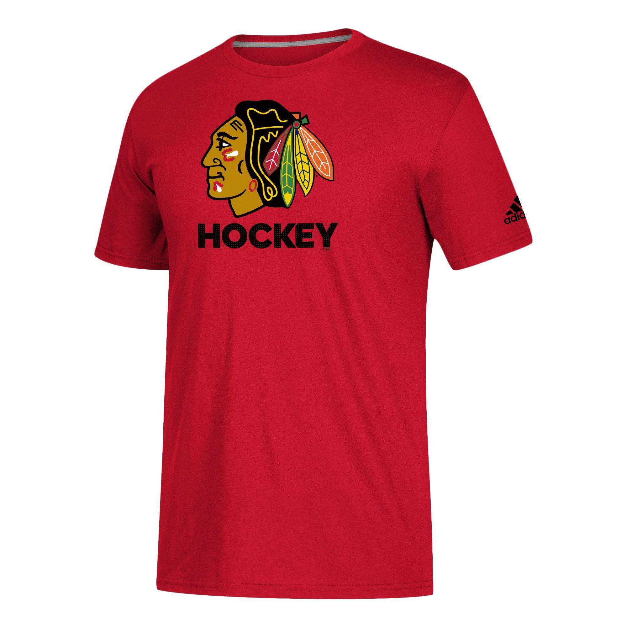 Adidas Men’s Chicago Blackhawks Hockey Club Go To Performance Tee