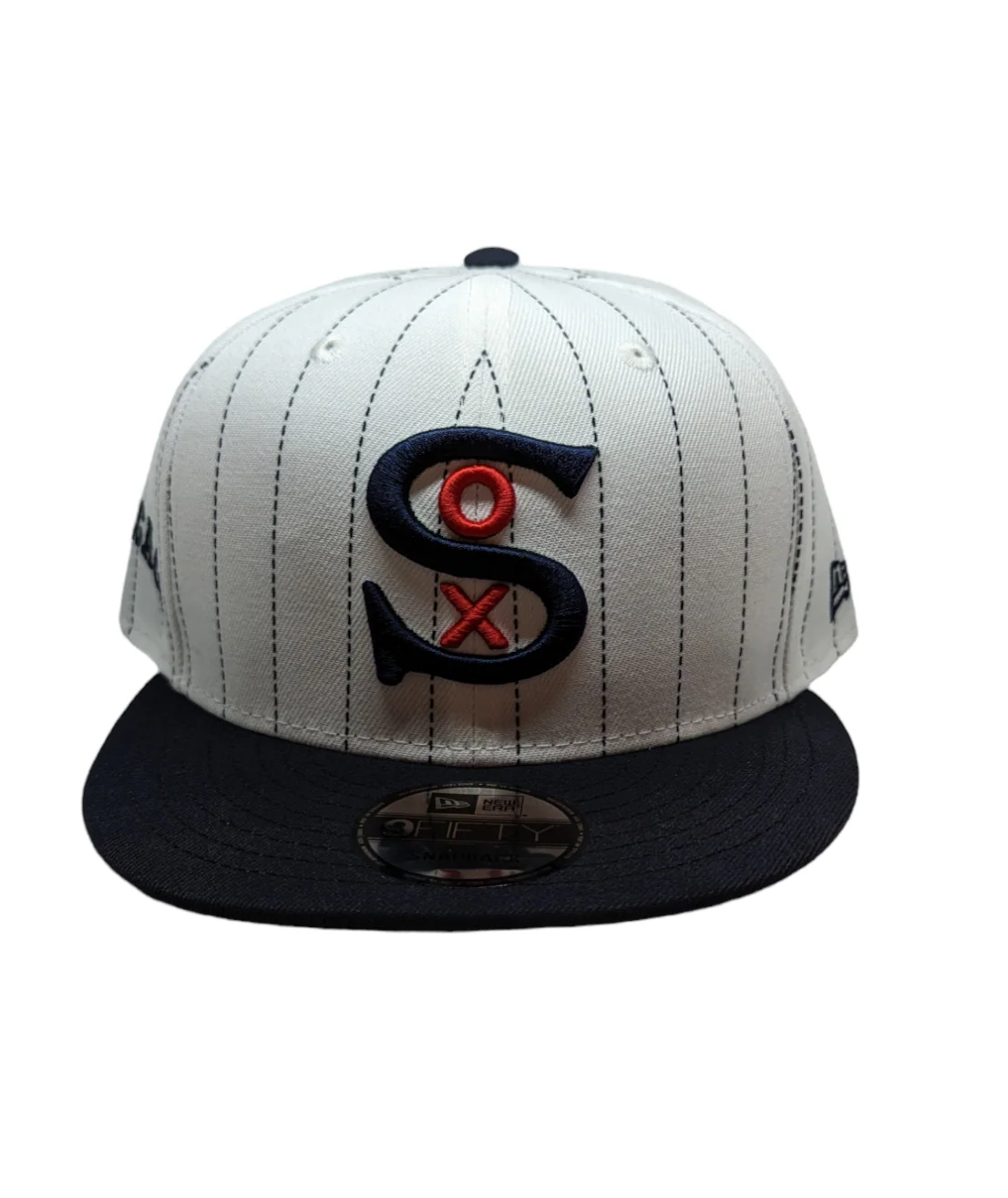 Chicago White Sox New Era 1917 2 Tone White Pinstripe/Navy 9FIFTY Snapback Adjustable Hat