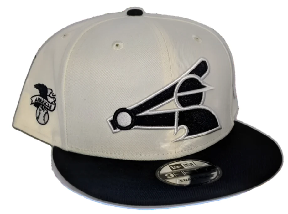 Chicago White Sox New Era Batterman 2 Tone Chrome/Black 9FIFTY Snapback Adjustable Hat