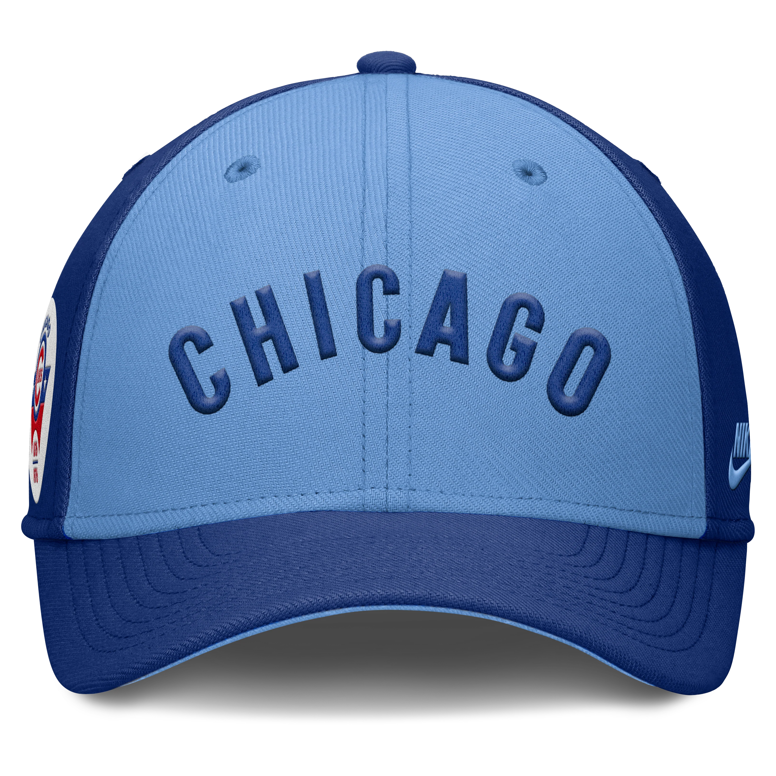 Chicago Cubs Nike Cooperstown Dri-Fit Rise City Blue Flex Hat