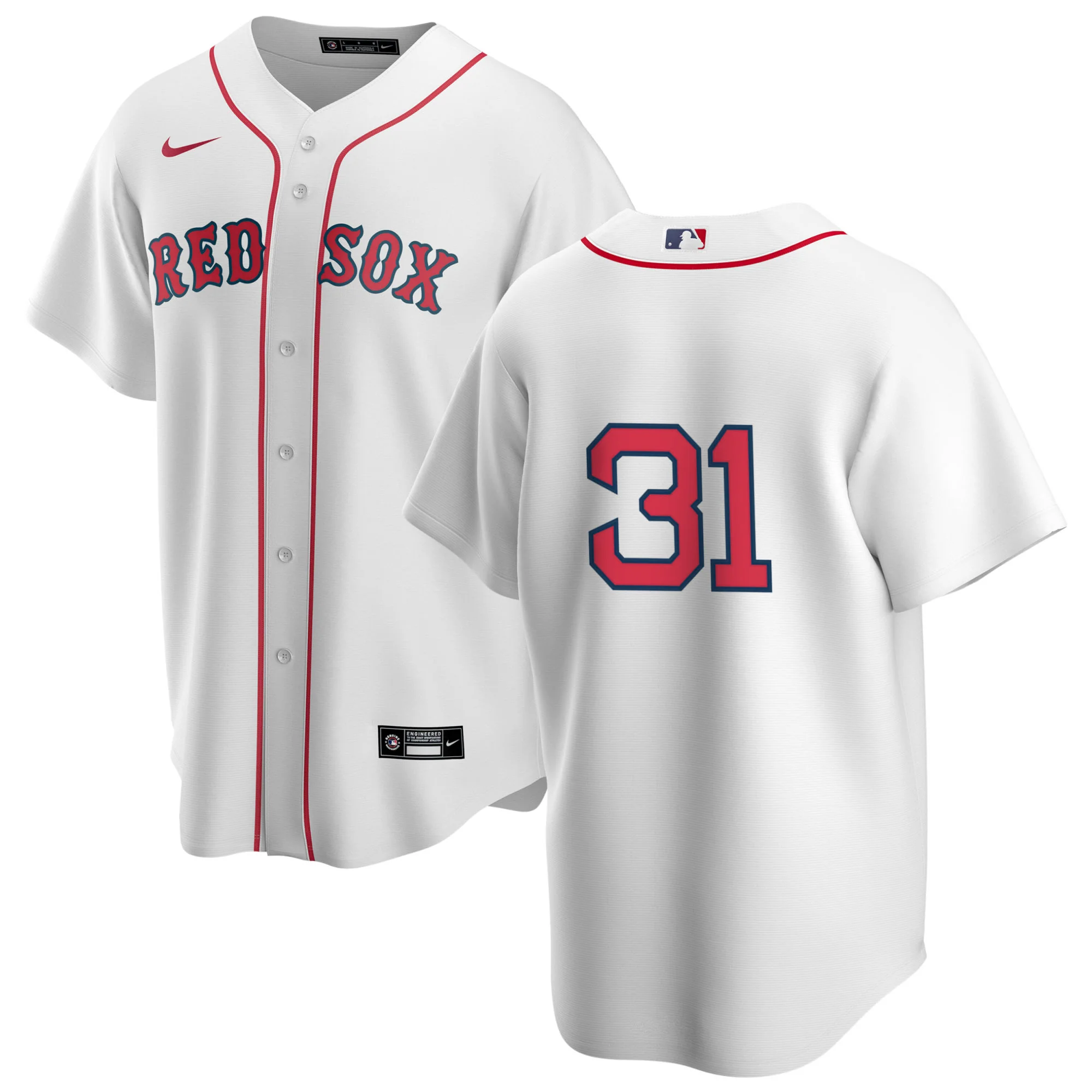Men's Nike Boston Red Sox Liam Hendriks #31 Home Official Replica Player Jersey