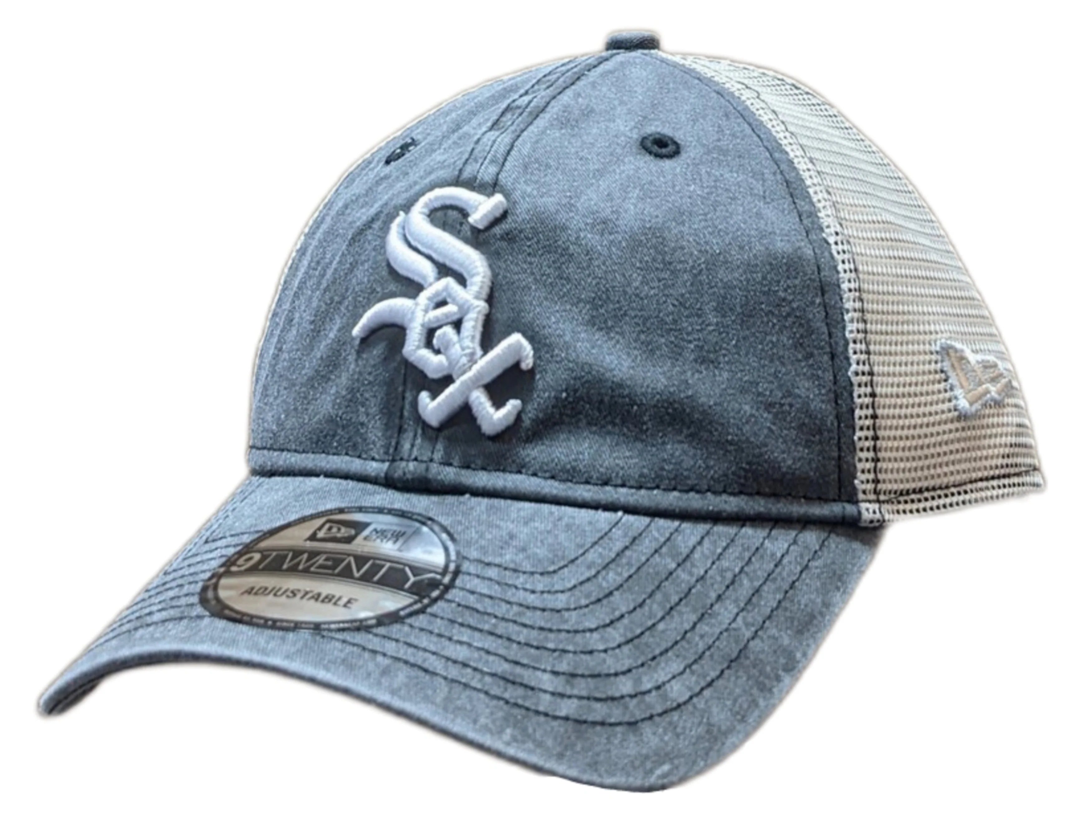 Chicago White Sox New Era Washed Trucker 9TWENTY Adjustable Snapback Hat
