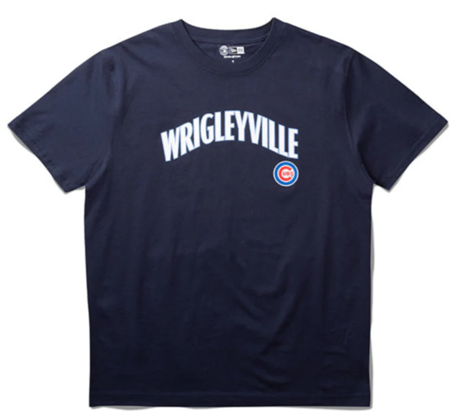 Men's Chicago Cubs City Connect Navy New Era Tee