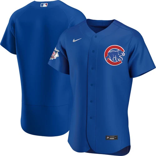 Chicago Cubs Royal Blue Authentic Alternate Jersey by Nike