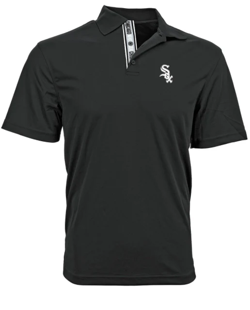 Men's Chicago White Sox Repeat Omaha Black Level Wear Polo