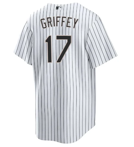 NIKE Men's Ken Griffey Jr. Chicago White Sox Home Premium Twill Replica Jersey