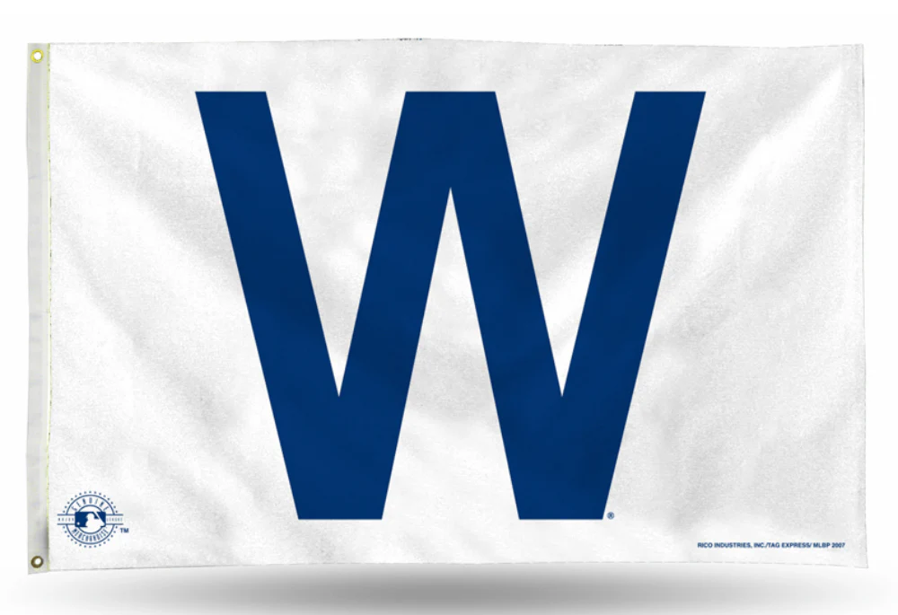 Chicago Cubs 3' X 5' W Flag By Rico