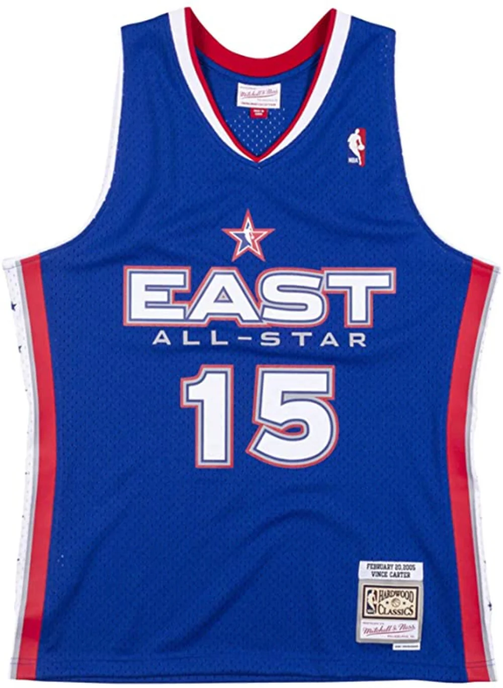 Men's Vince Carter All-Star East 2005 Blue Swingman Replica Jersey