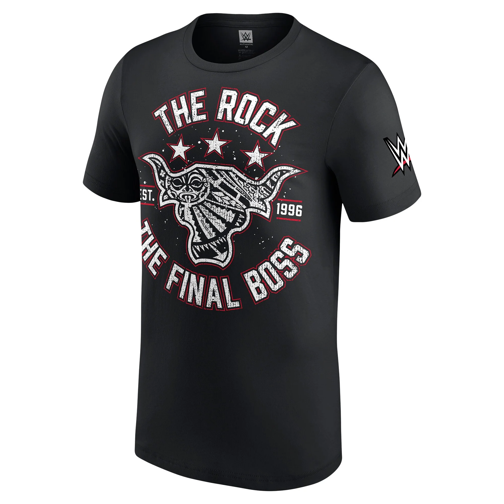 Men's WWE The Rock Final Boss Brahma Black T-Shirt