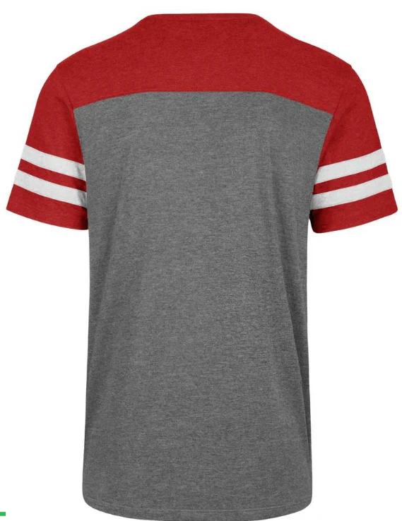 Men's Wisconsin Badgers Versus Tri-Colored Tee By ’47 Brand