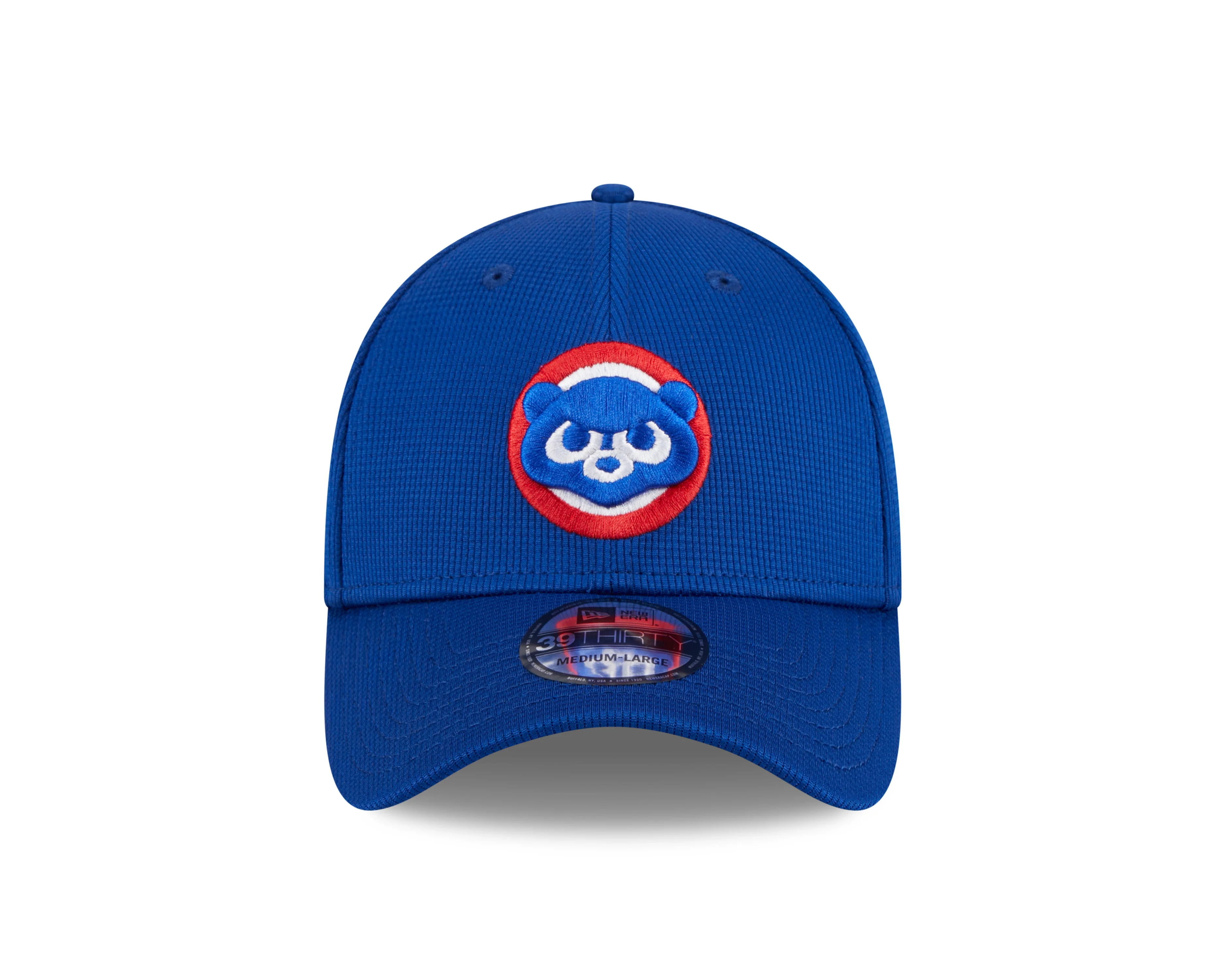 Men's Chicago Cubs New Era 2025 Batting Practice Royal Blue 39THIRTY Flex-Fit Hat
