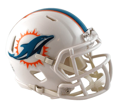 Miami Dolphins Speed Mini Football Helmet