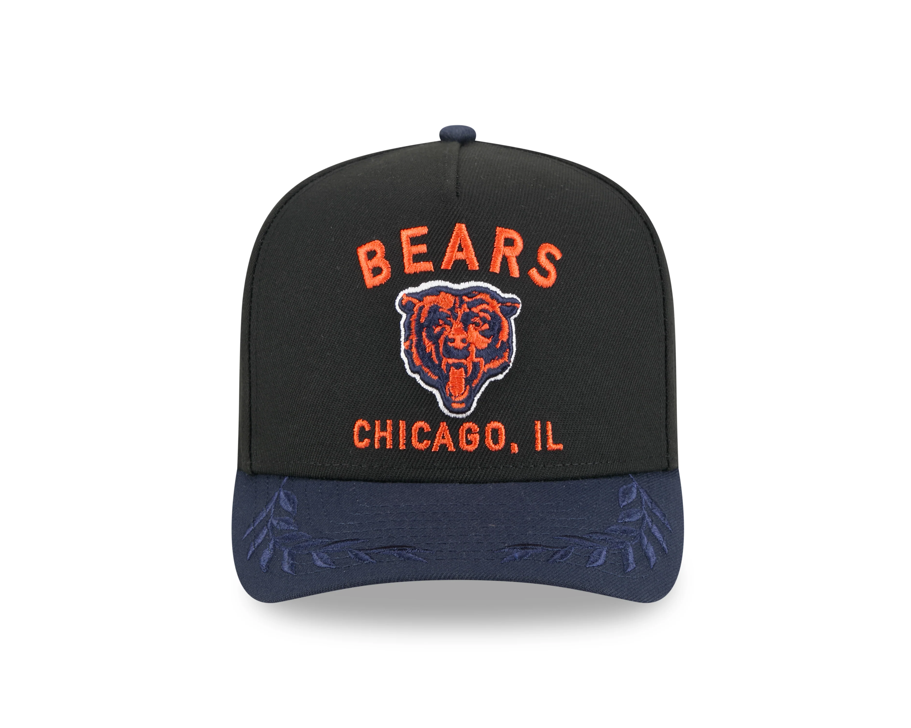 Men's Chicago Bears New Era 2025 NFL Draft Black A-Frame 9FIFTY Snapback Adjustable Hat
