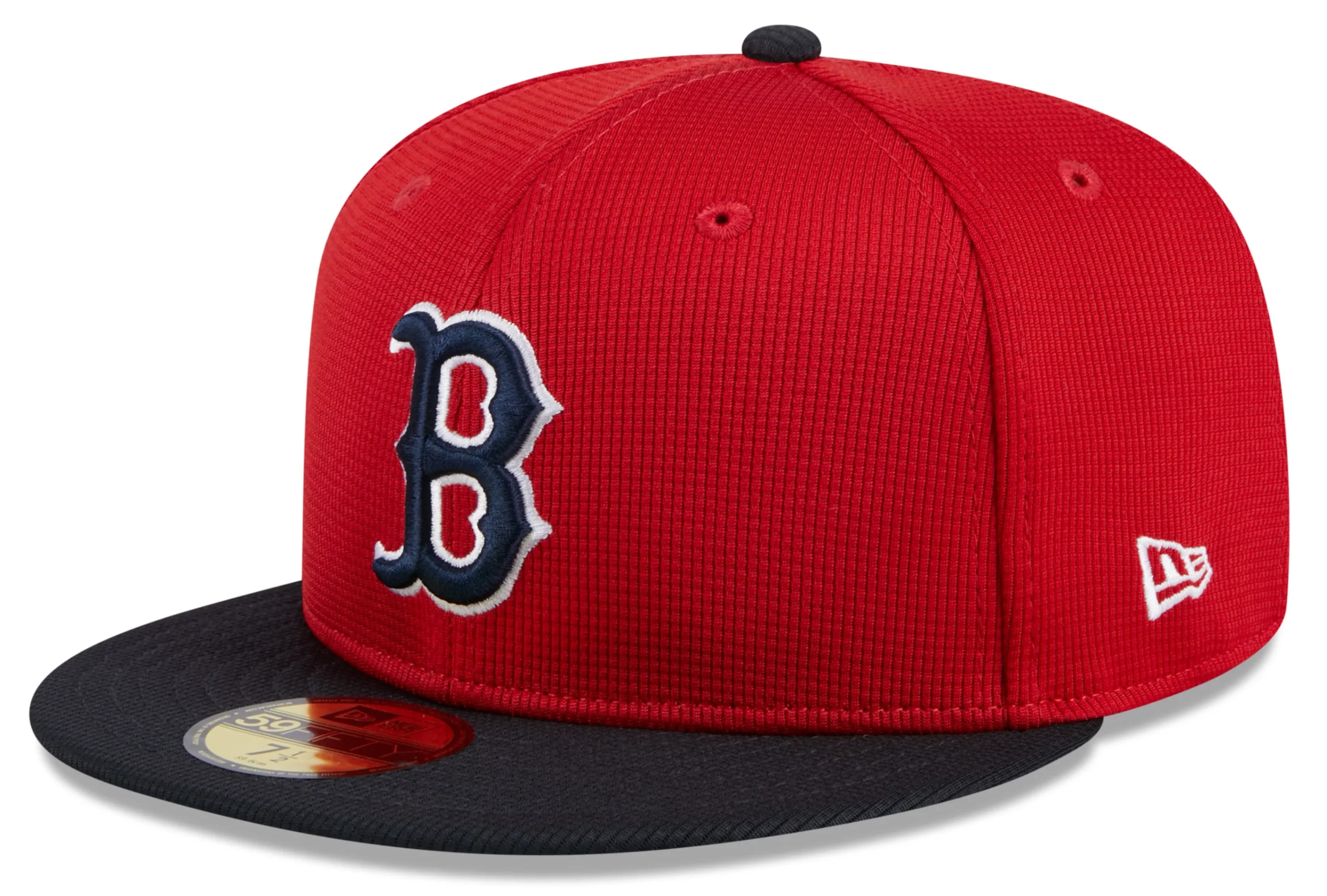Men's Boston Red Sox New Era Red/Navy 2024 Batting Practice 59FIFTY Fitted Hat