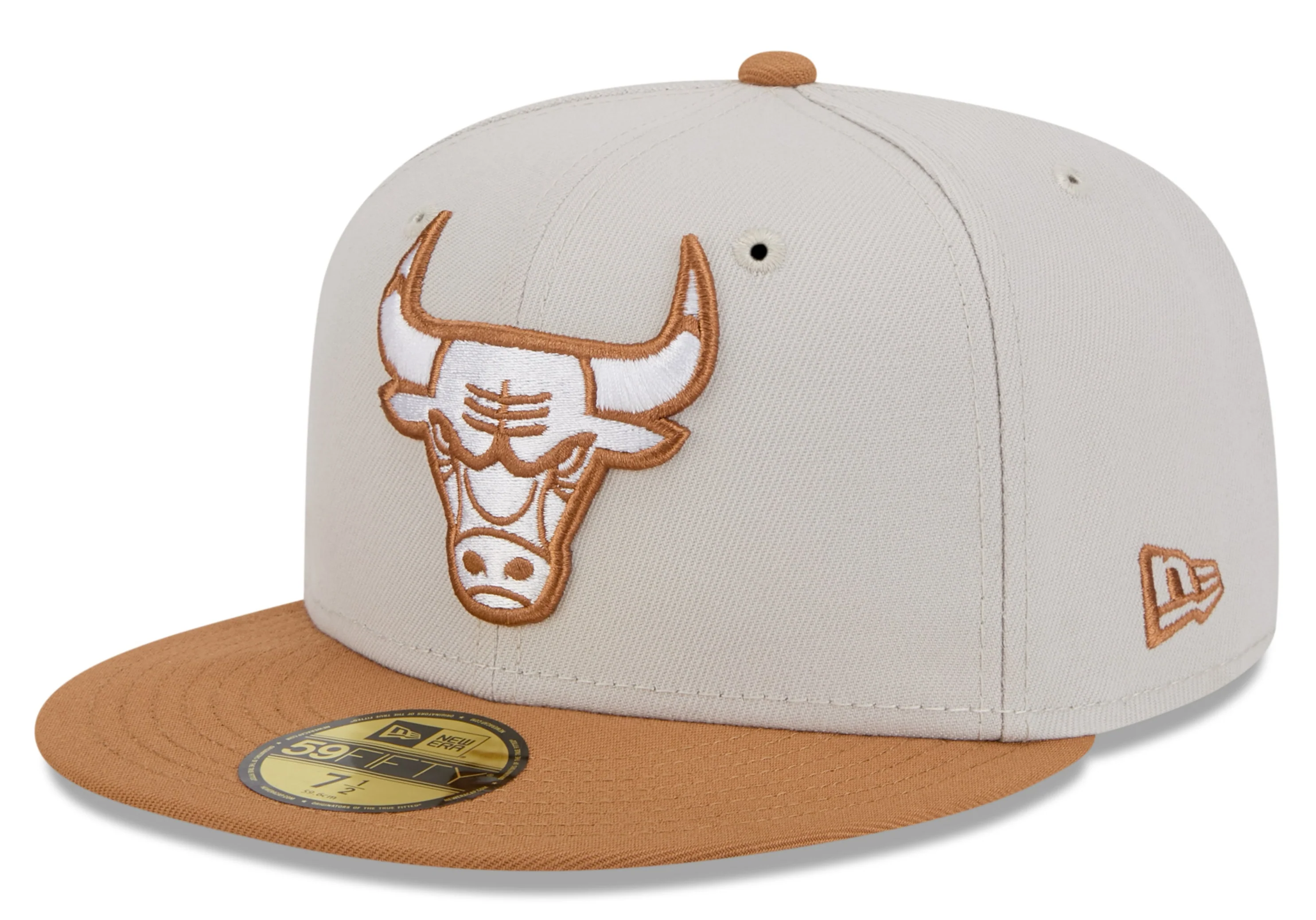 Chicago Bulls 2 Tone Stone/Bronze 59FIFTY Fitted Hat