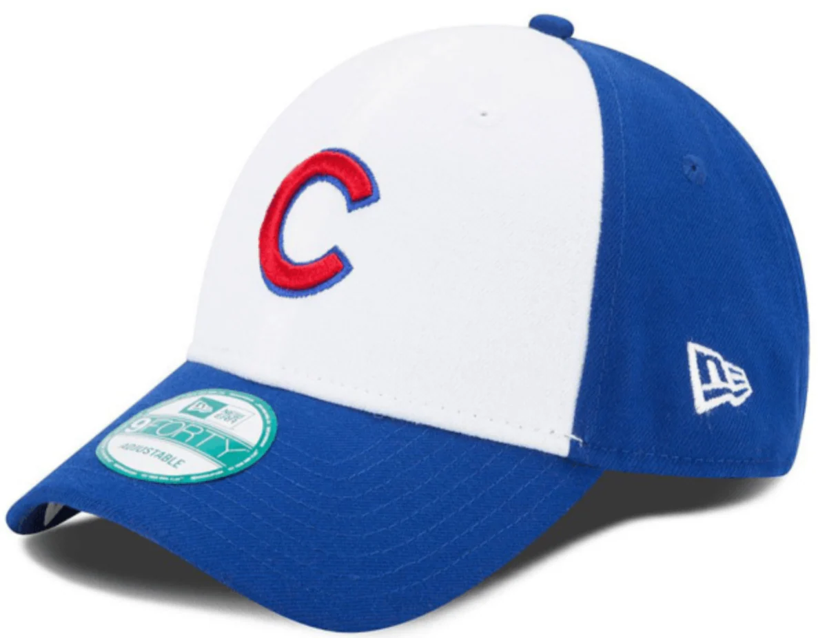 Chicago Cubs 9FORTY The League Adjustable Hat With White Panel Front By New Era