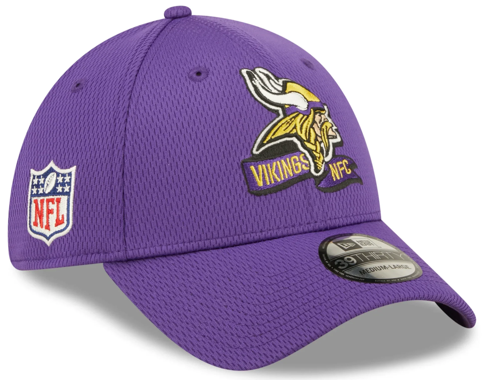 Men's Minnesota Vikings New Era Purple 2022 Sideline Coaches 39THIRTY Flex Hat