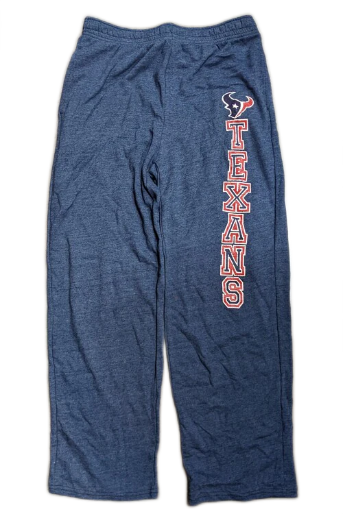 Men's Houston Texans NFL Heather Navy Knit Lounge Pants
