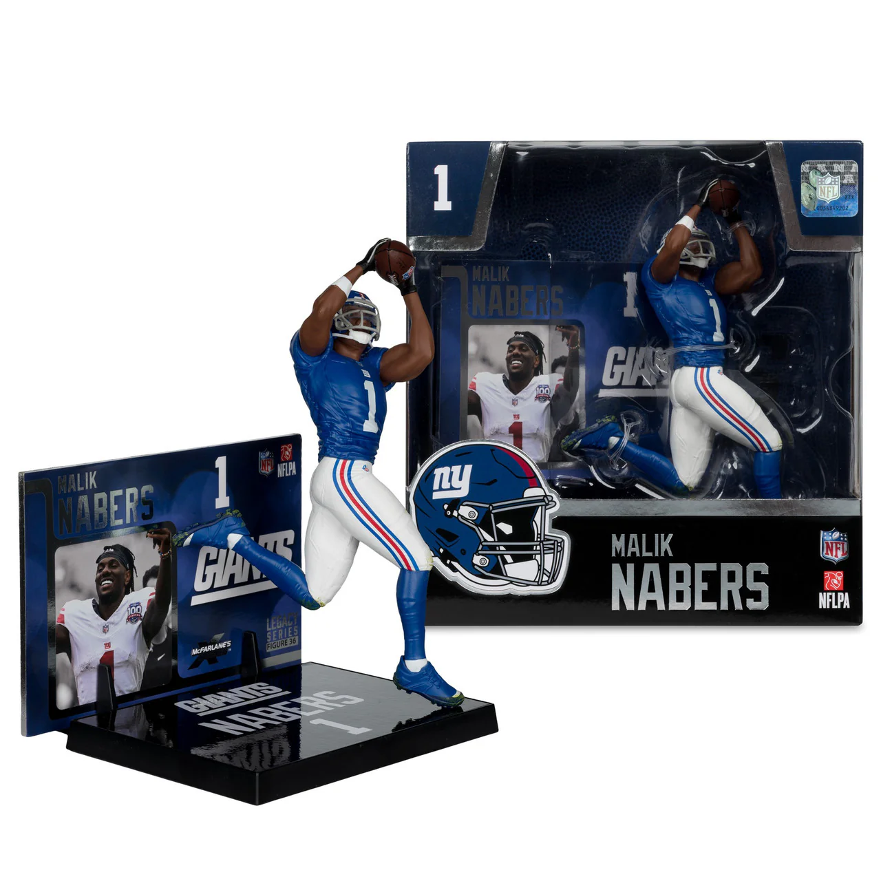 Malik Nabers New York Giants Sportspicks Legacy Series McFarlane Figure