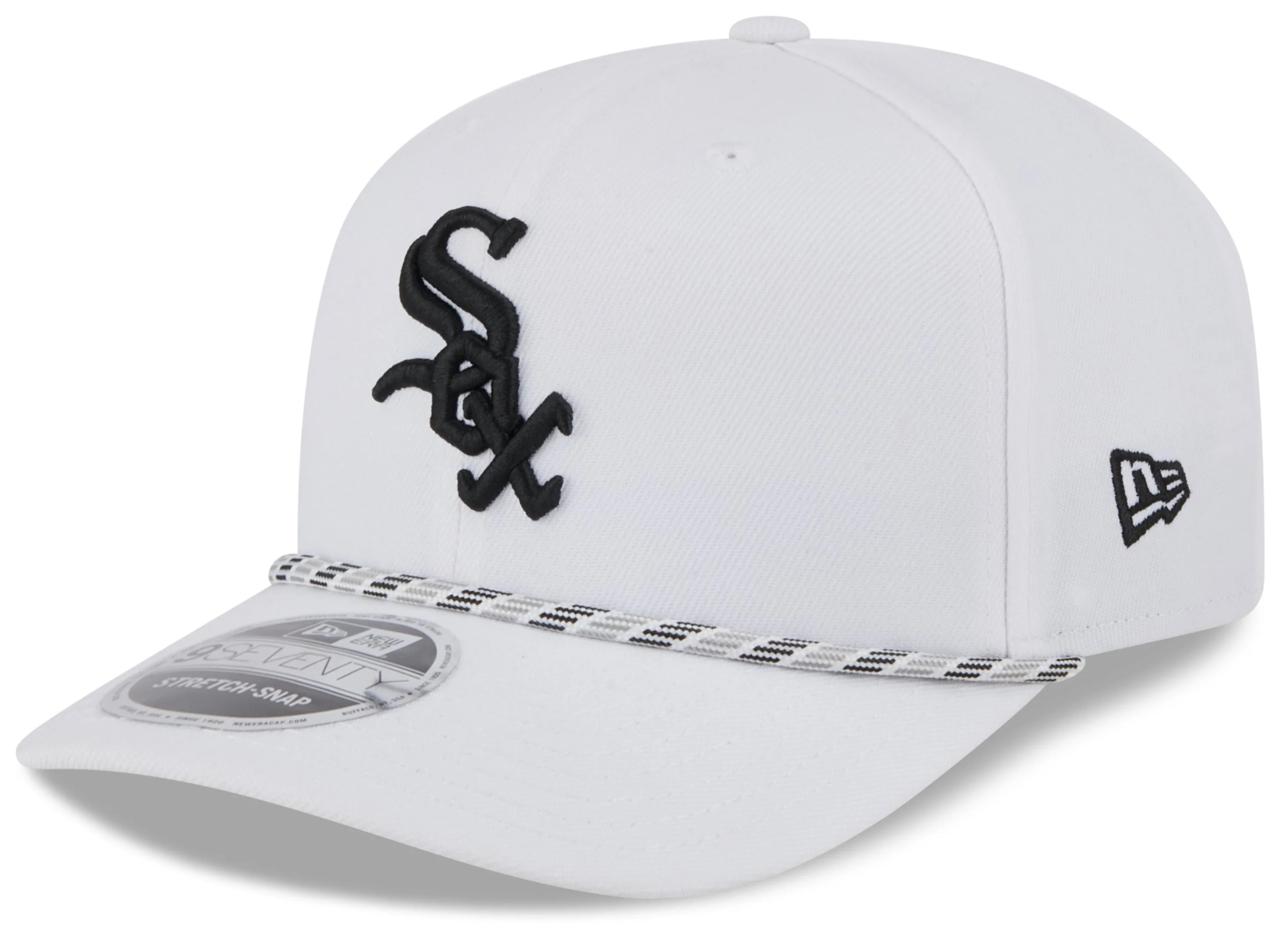 Chicago White Sox New Era White Multi Rope 9SEVENTY Stretch Snap Adjustable Hat