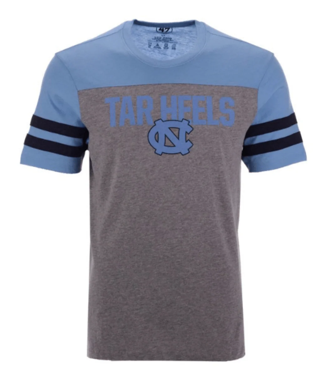 Men's North Carolina Tar Heels Versus Tri-Colored Tee By ’47 Brand
