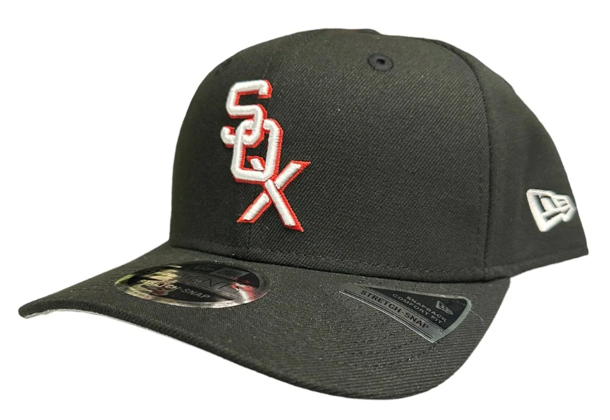 Chicago White Sox Cooperstown 59 New Era Black 9SEVENTY Adjustable Hat