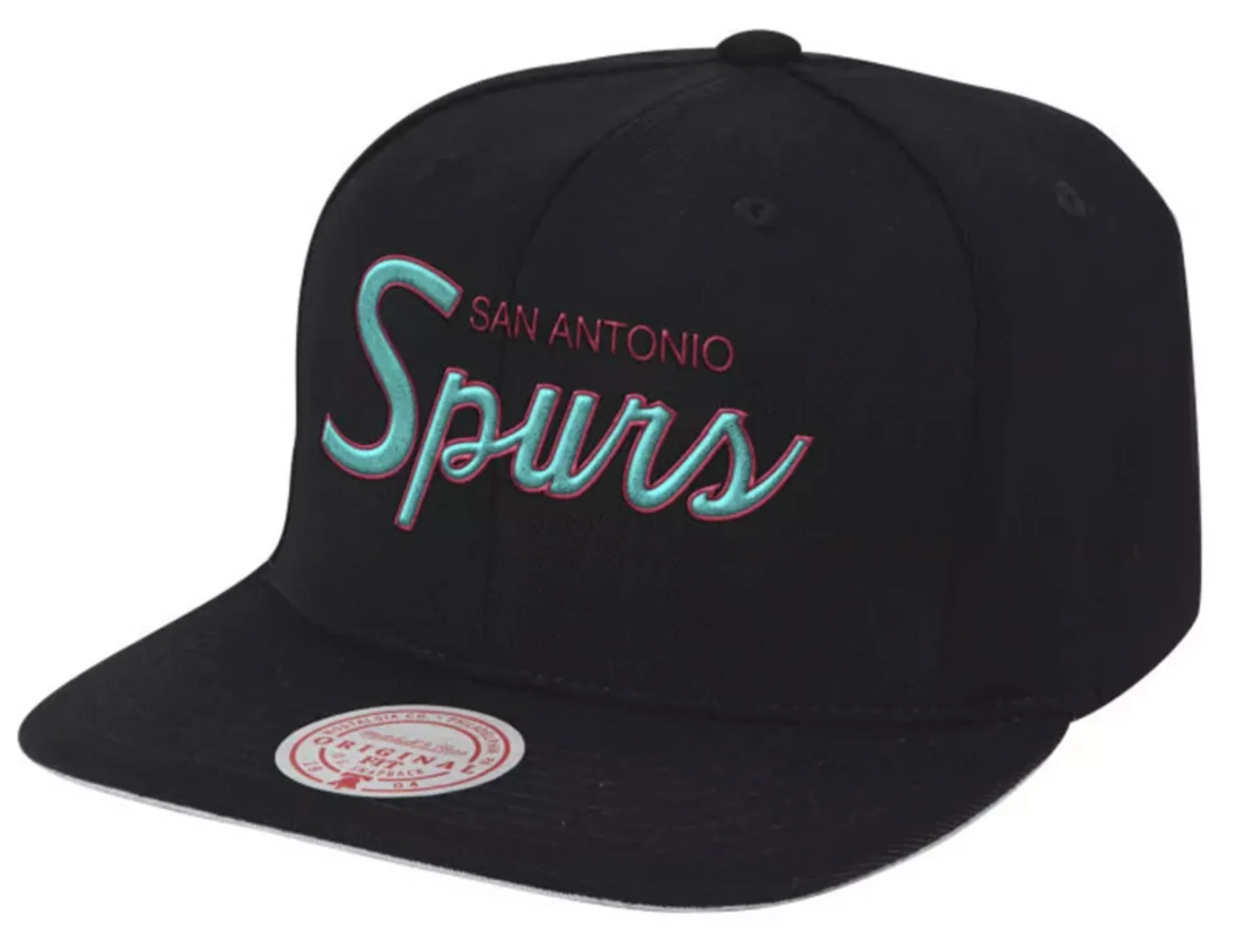 Men's San Antonio Spurs Mitchell & Ness Champ Year Trophy Snapback Hat