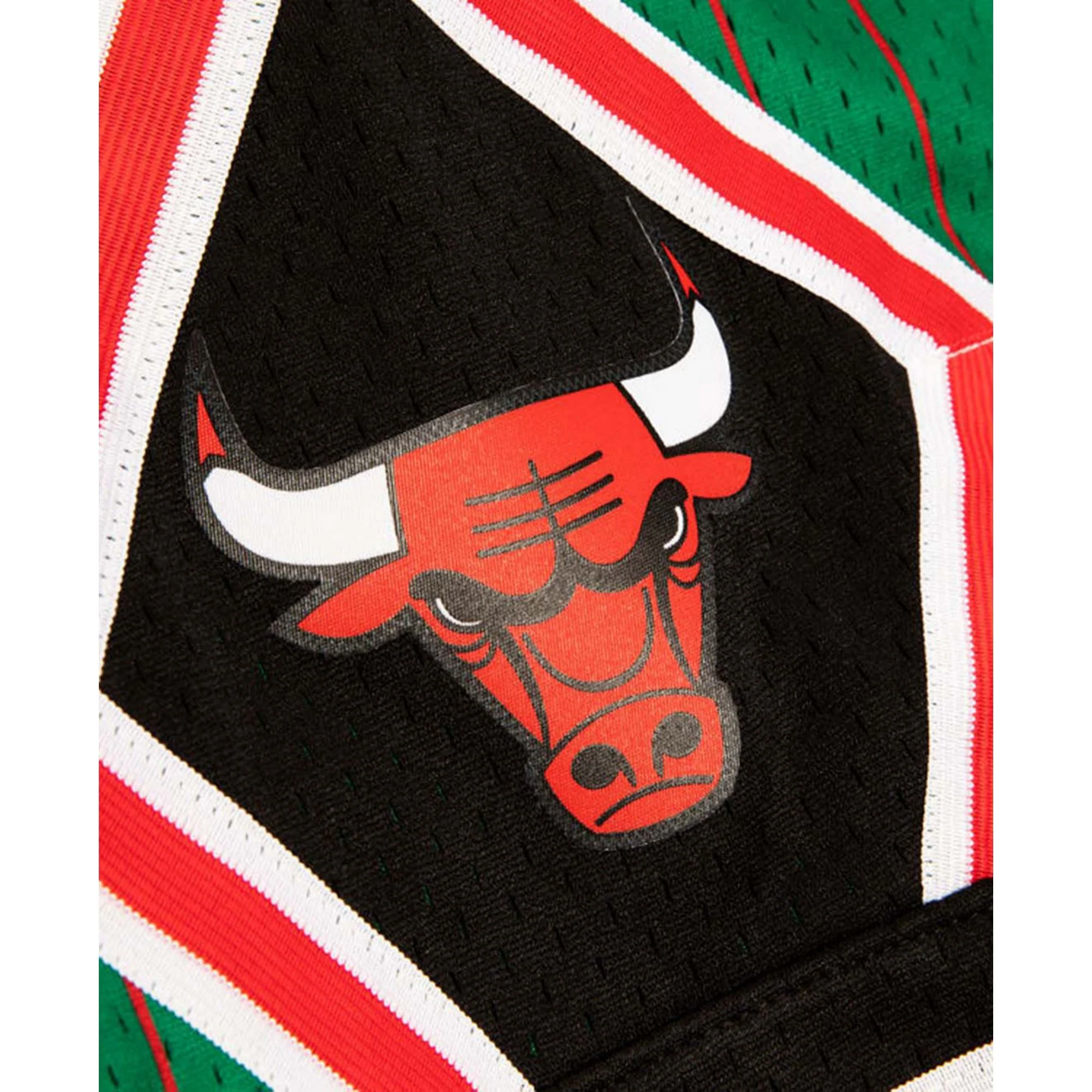 Men's Mitchell & Ness Chicago Bulls Hardwood Classic Green Reload Swingman Shorts